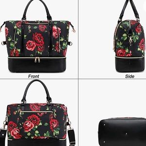 COPY - NWT Travel Weekender Bag Overnight Duffel Carry-on Tote Bag fit 15.6 Inc…